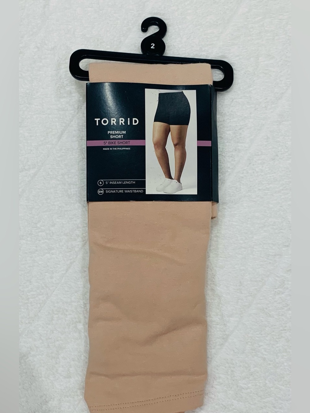 torrid Nude/Tan 5" Premium Bike Shorts